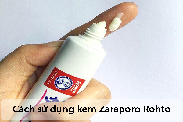 Hướng dẫn sử dụng kem Zaraporo Rohto
